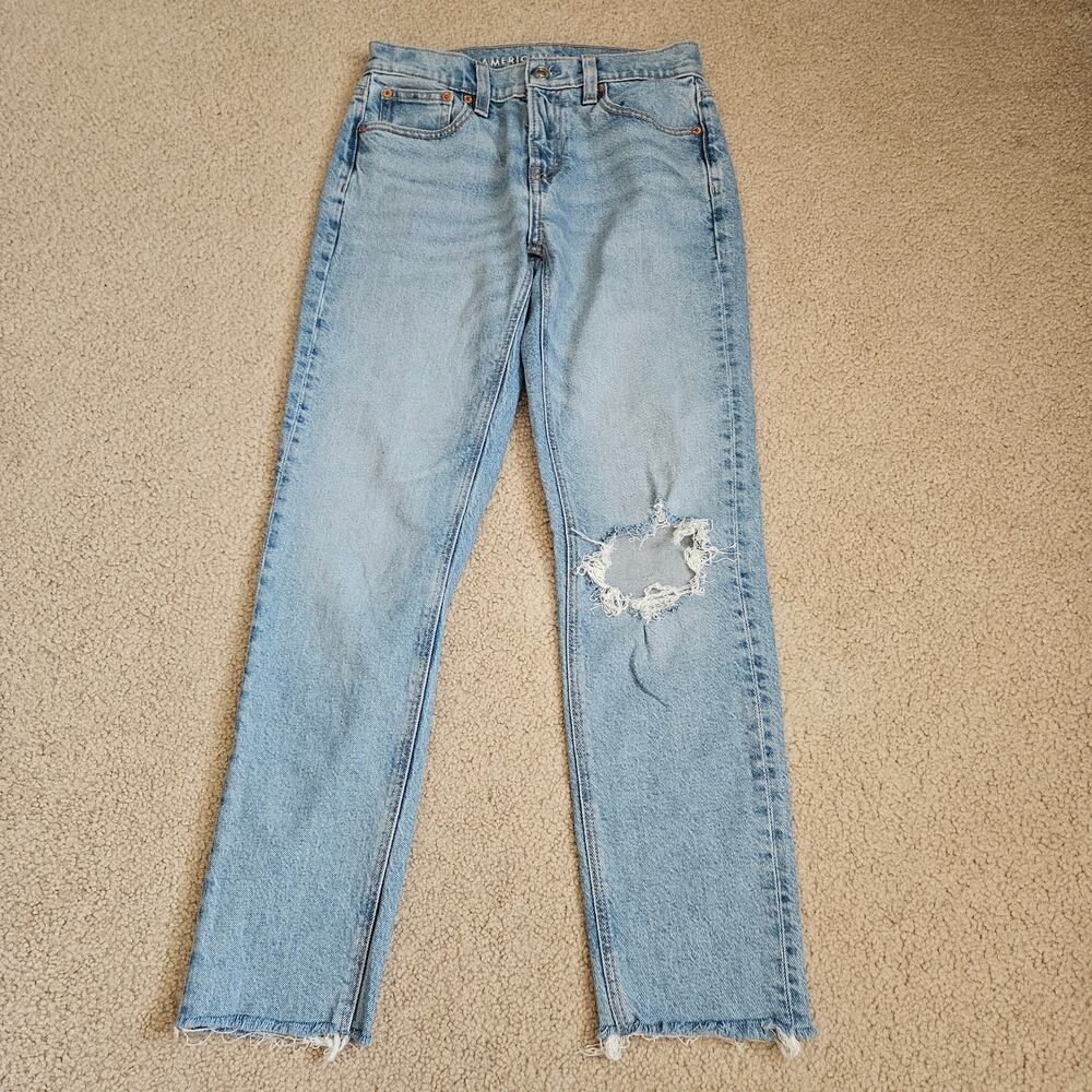 American Eagle AE Stretch Ripped '90s Skinny Jean 0L
